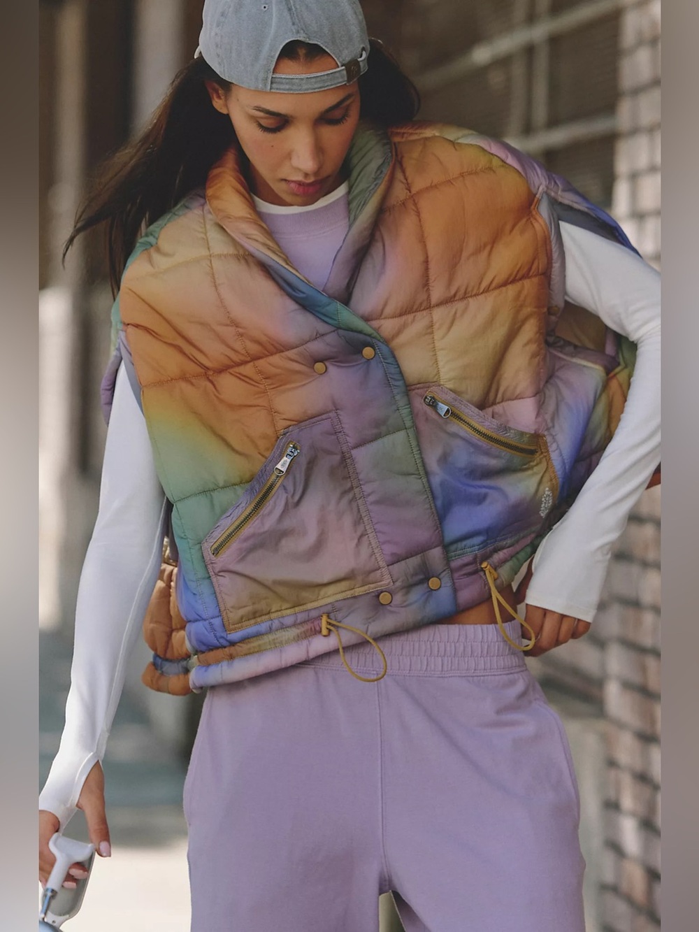 Free People x Fp Movements Follow My Tracks Hike Poncho One Size
